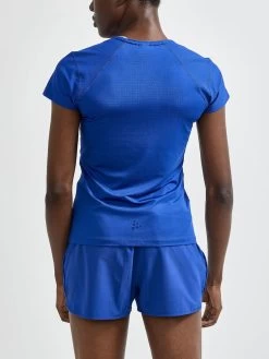 Craft ADV ESSENCE SHORT SLEEVE SLIM TEE WOMEN -Running equipment kf9b67ad6821a9b1f7e70d7f1d32f00c1